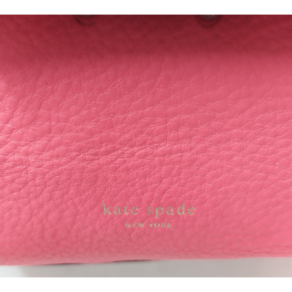 Kate Spade New York Pink Leather Top Handle Satchel Crossbody Bag - Picture 3 of 16